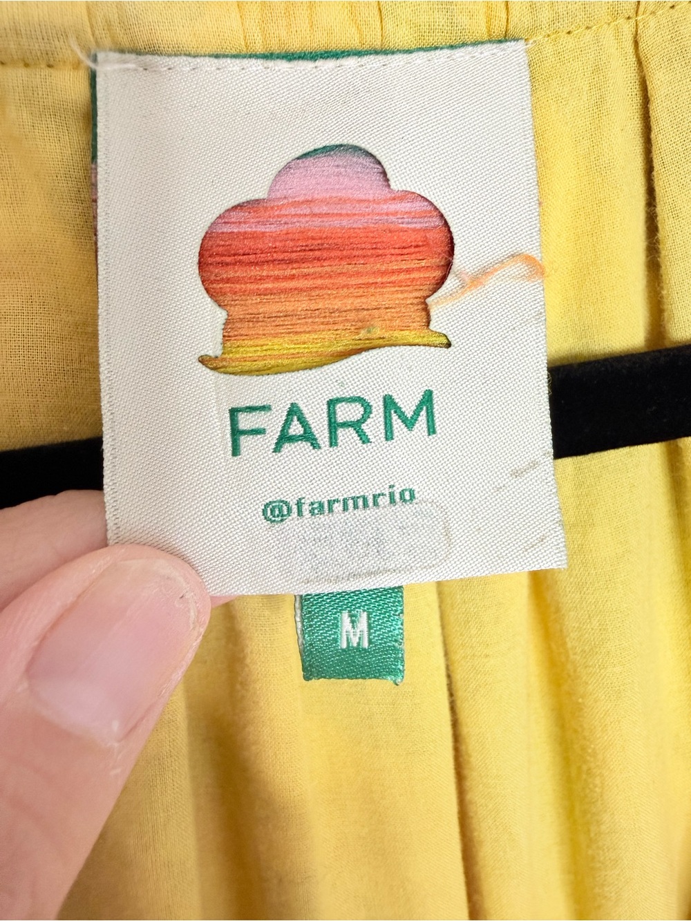 Farm Rio Yellow Summer Garden
Frill Midi Dress Sz Medium - Picture 7 of 16